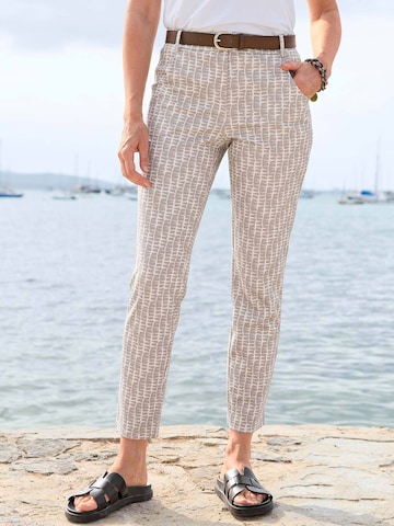 Goldner Slimfit Broek 'Bella' in Beige