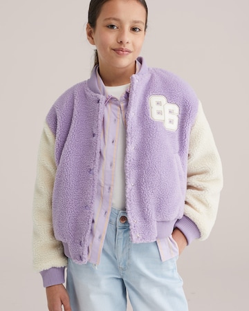 WE Fashion Átmeneti dzseki - lila: elől