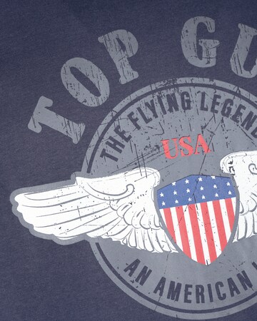 TOP GUN T-Shirt 'TG20213023' in Blau
