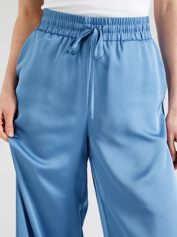 VILA Wide leg Pants 'ELLETTE' in Blue