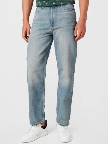 WEEKDAY Loosefit Jeans 'Galaxy Hanson' in Blauw: voorkant