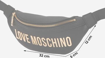 Love Moschino Torbica za okrog pasu 'Bold Love' | črna barva