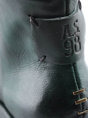 A.S.98 Stiefelette 'Deirdre' in Grün: Rückseite