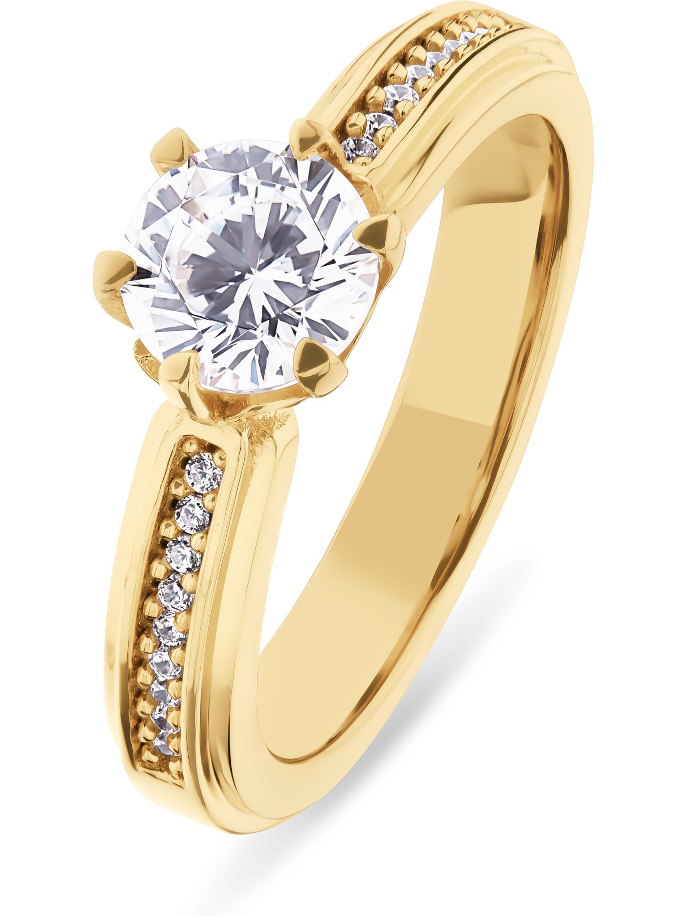 JETTE Ring in Gold: Vorderseite
