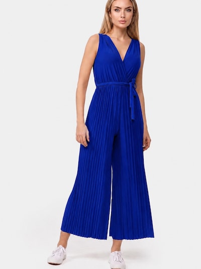 Worldclassca Jumpsuit 'Women Jumpsuit Pleated Overall Uni'‌‌‌‌‌‌‌ in S-L in royalblau, Produktansicht