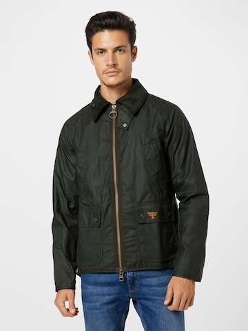 Giacca di mezza stagione di Barbour Beacon in verde: frontale