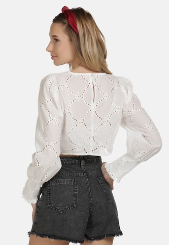 IZIA Blouse in White