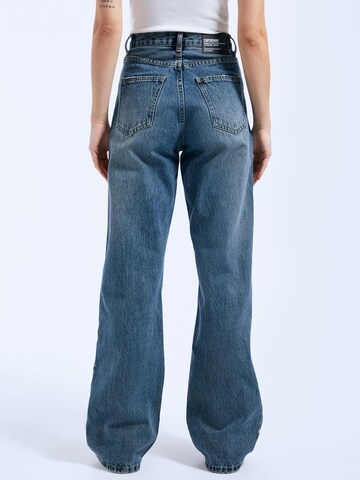 Dr. Denim Regular Jeans 'Echo High Straight' in Blauw