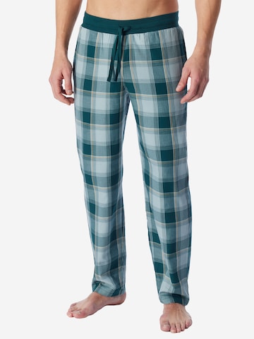 SCHIESSER Pyjamahose ' Mix Relax ' in Blau: Vorderseite