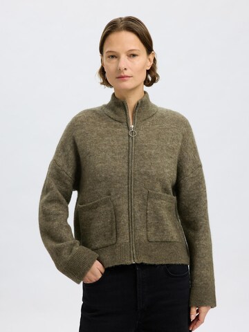 SELECTED FEMME Cardigan i grøn
