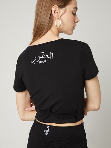 T-shirt 'Tara' VIERVIER en noir