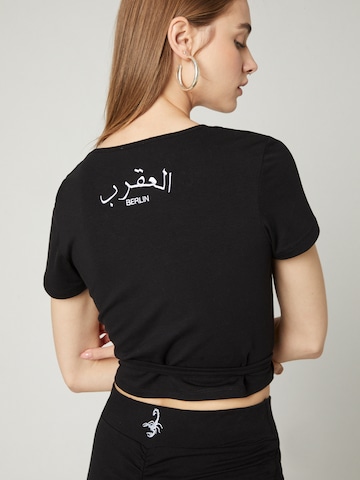 T-shirt 'Tara' VIERVIER en noir