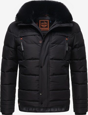 STONE HARBOUR Jacke 'Witaas' in Schwarz: predná strana