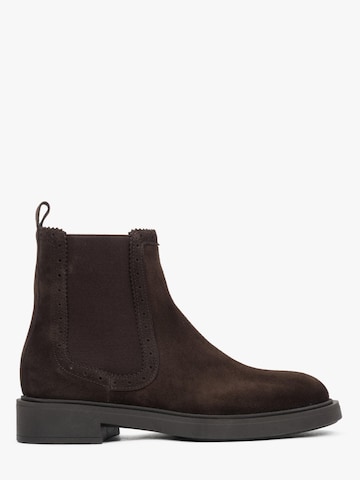 Estro Chelsea Boots '09-3814' in Brown: front