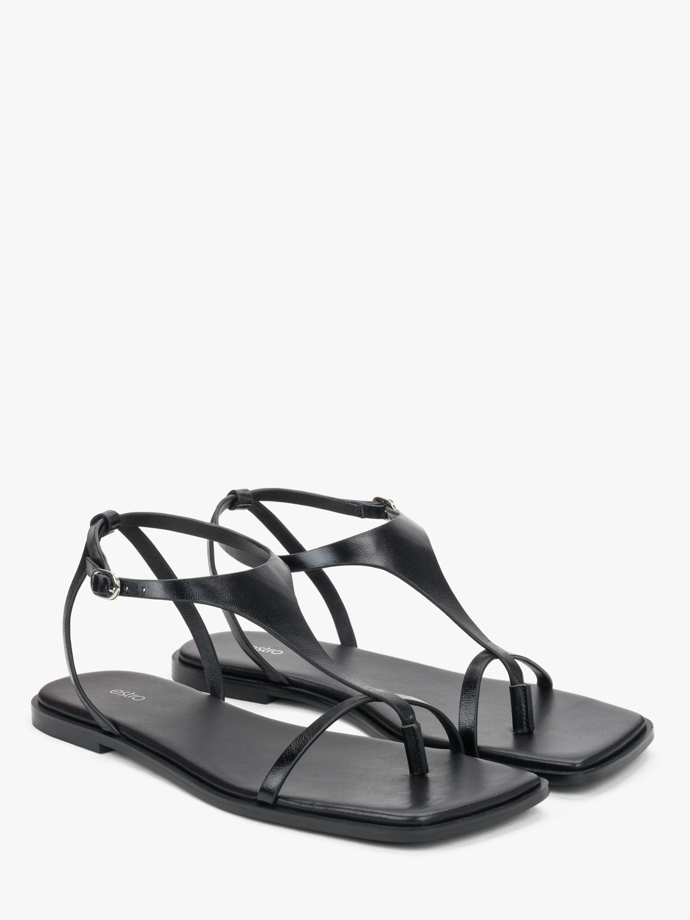 Estro Sandal '616-09' in Black