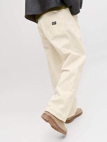 JACK & JONES Wide Leg Bukser 'JPSTAlex' i hvid