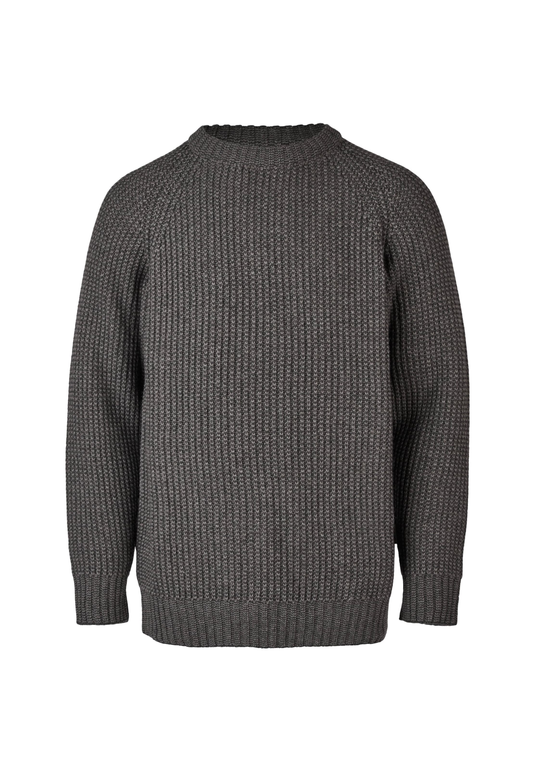Cleptomanicx Pullover in Grau: Vorderseite