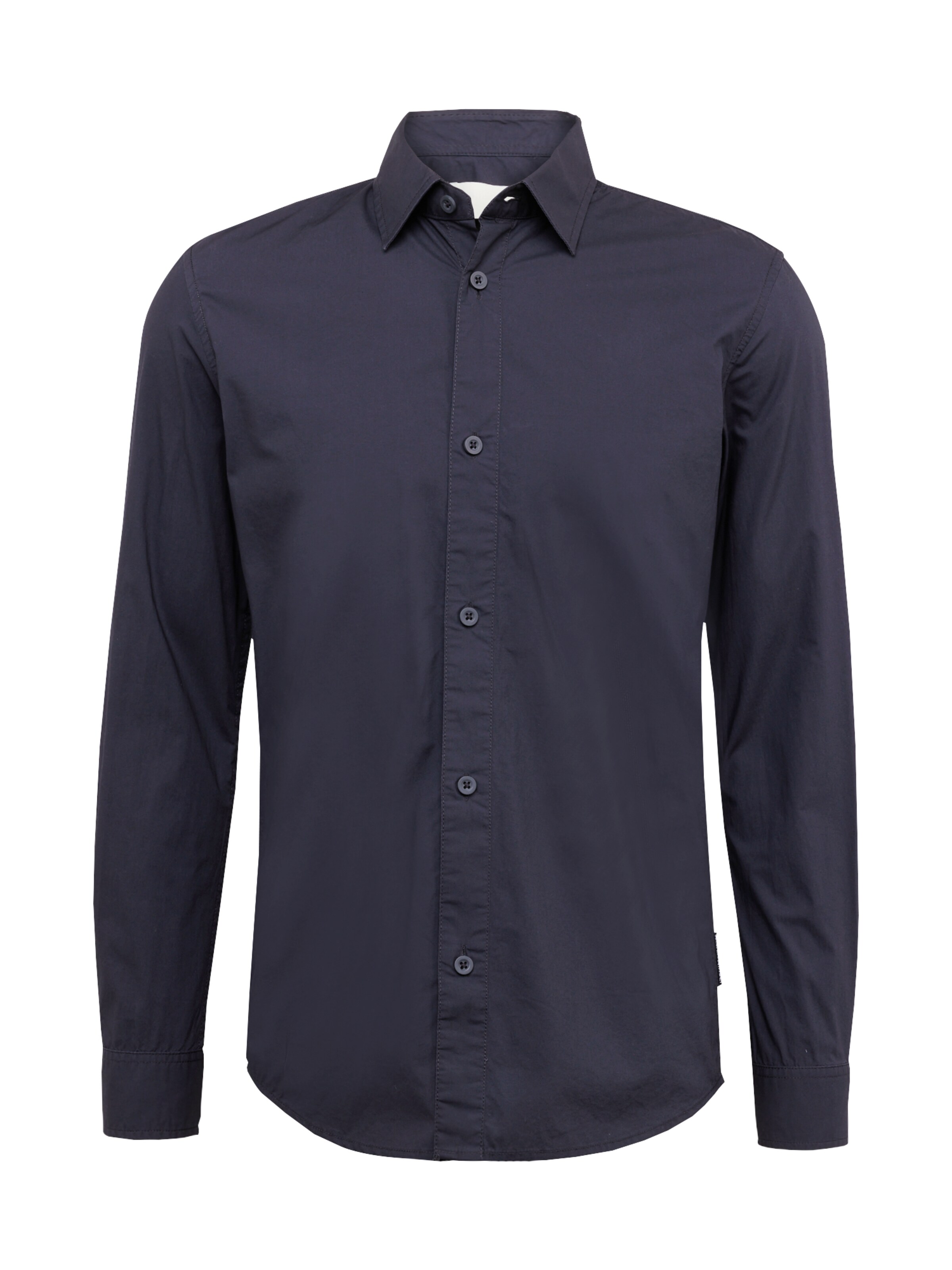 TOM TAILOR DENIM Regular Fit Hemd in Blau: Vorderseite