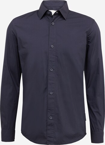 Regular fit Camicia business di TOM TAILOR DENIM in blu: frontale