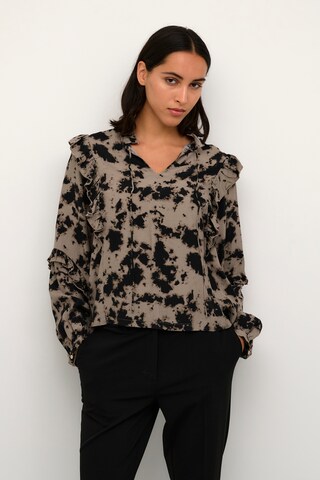 KAREN BY SIMONSEN Bluse 'Kalinka' in Beige: Vorderseite