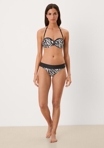 Slip costum de baie de la s.Oliver pe negru