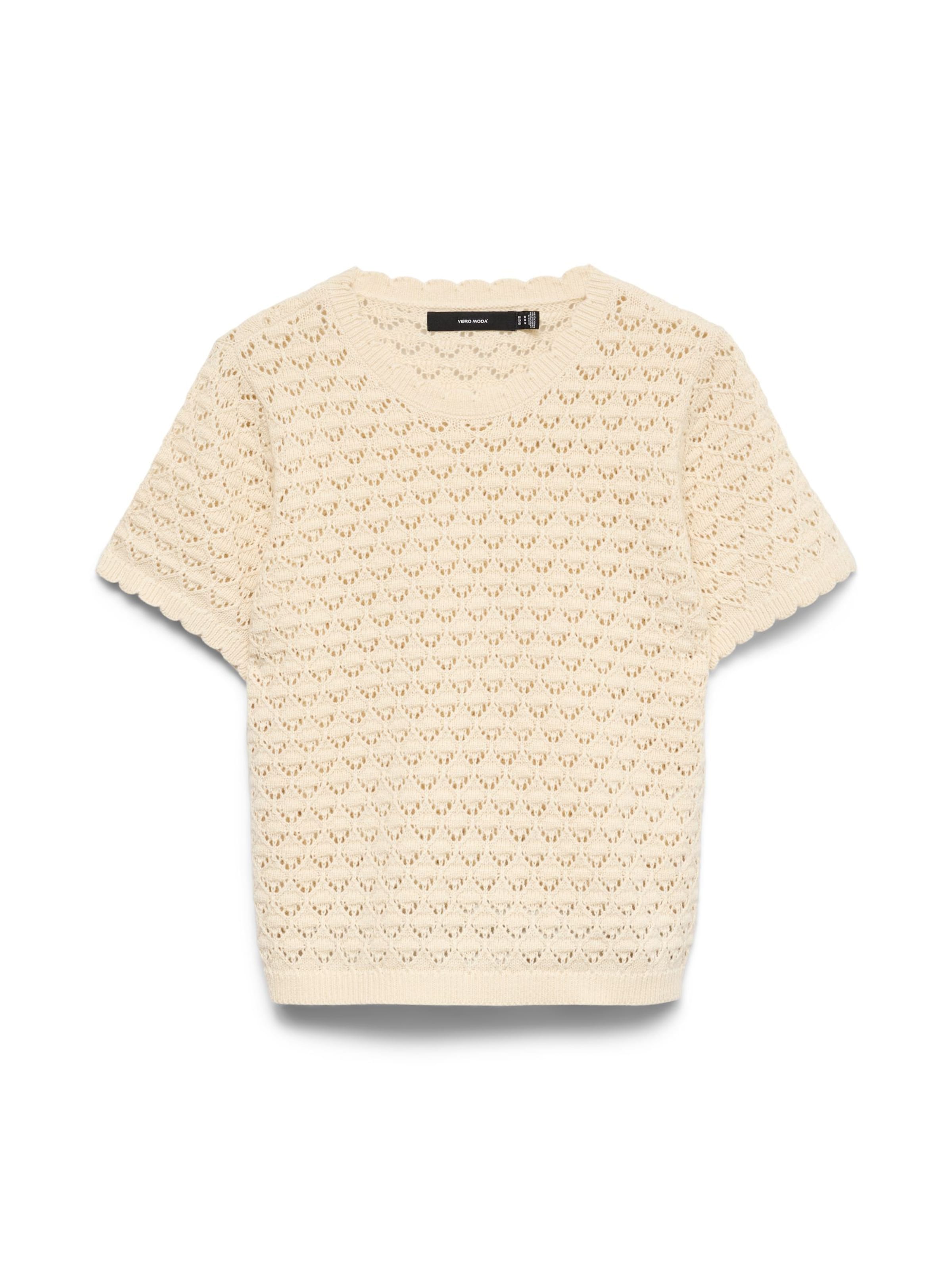 VERO MODA Shirt 'VMJaqueline' in Beige: front