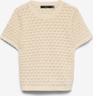 VERO MODA Sweater 'VMJaqueline' in Beige: front