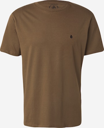 Maglietta 'STONE BLANKS' di Volcom in marrone: frontale