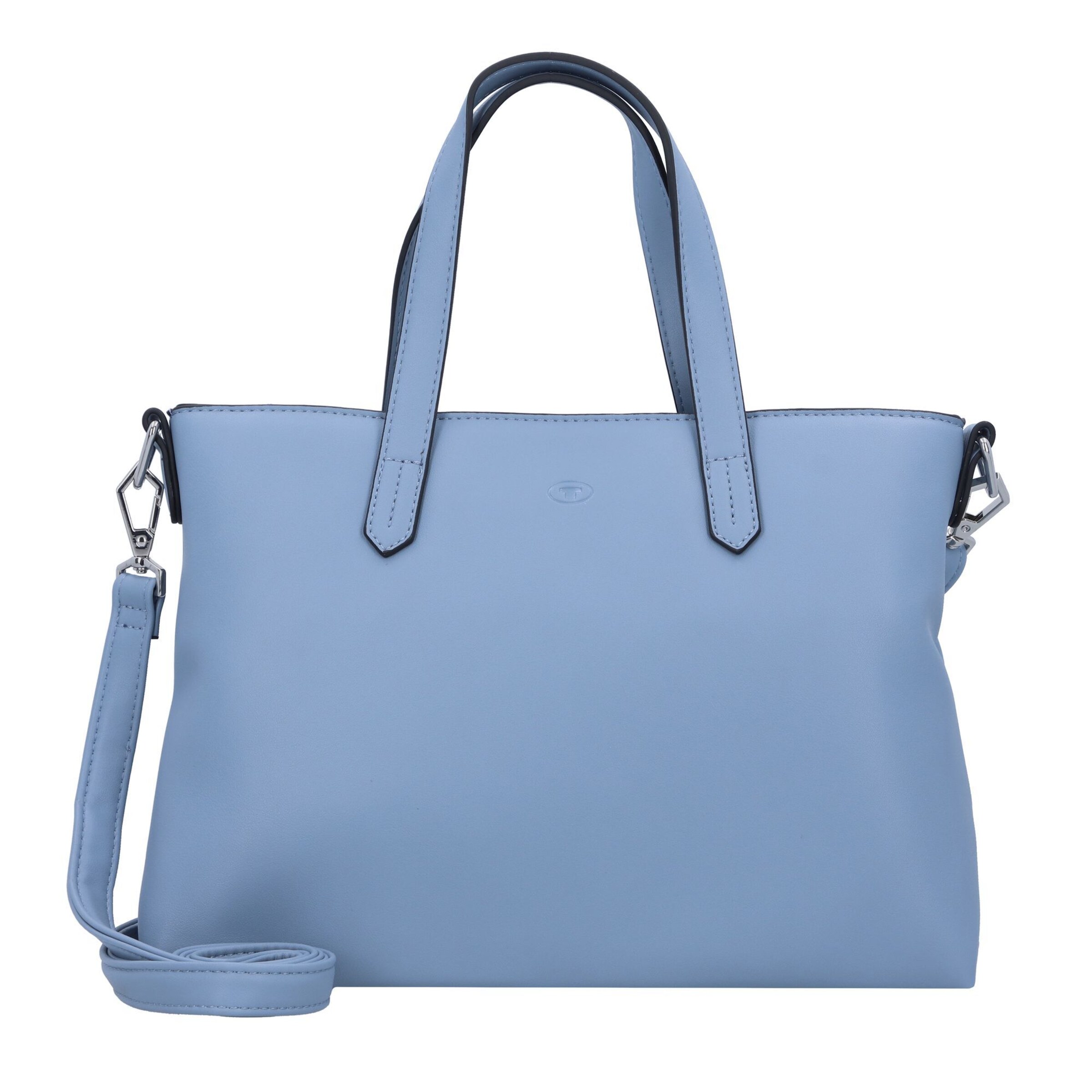 TOM TAILOR Handtas 'Poppy' in Blauw: voorkant