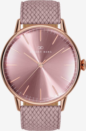 August Berg Uhr 'Serenity Ash & Orchid Perlon 40mm' in rosa, Produktansicht