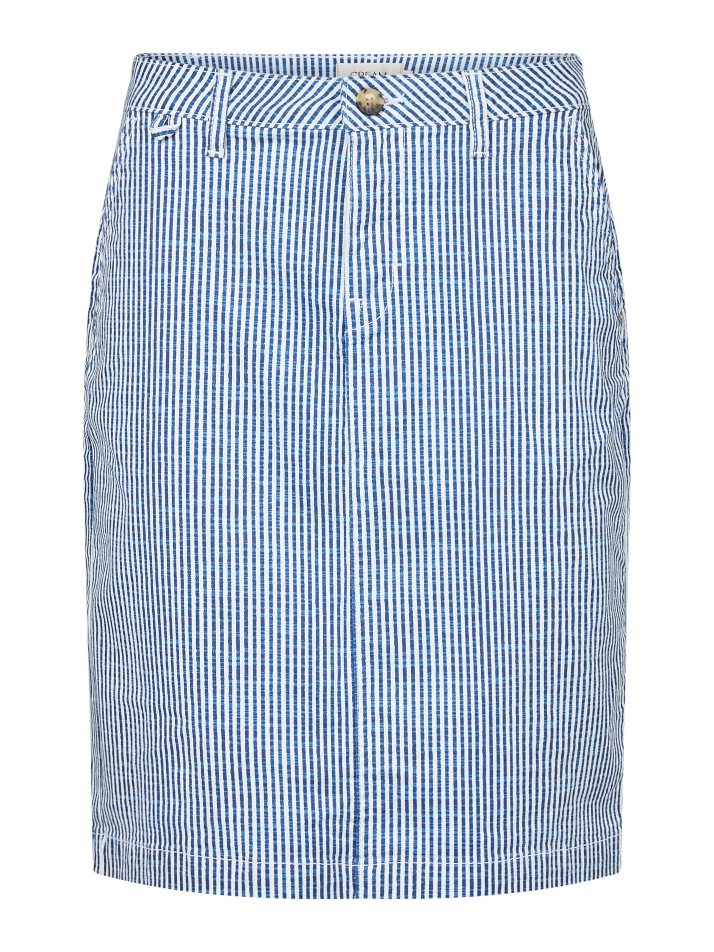 Cream Rock 'Berta' in Blau: Vorderseite