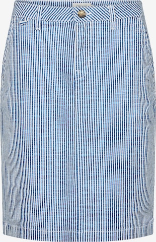 Cream - Falda 'Berta' en azul: frente