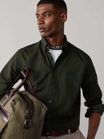 Regular fit Camicia 'Oxford' di Hackett London in verde
