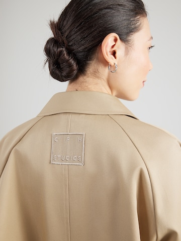 Copenhagen Studios Between-Seasons Coat in Beige