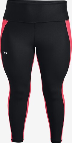 UNDER ARMOUR Workout Pants 'HeatGear' in Black: front