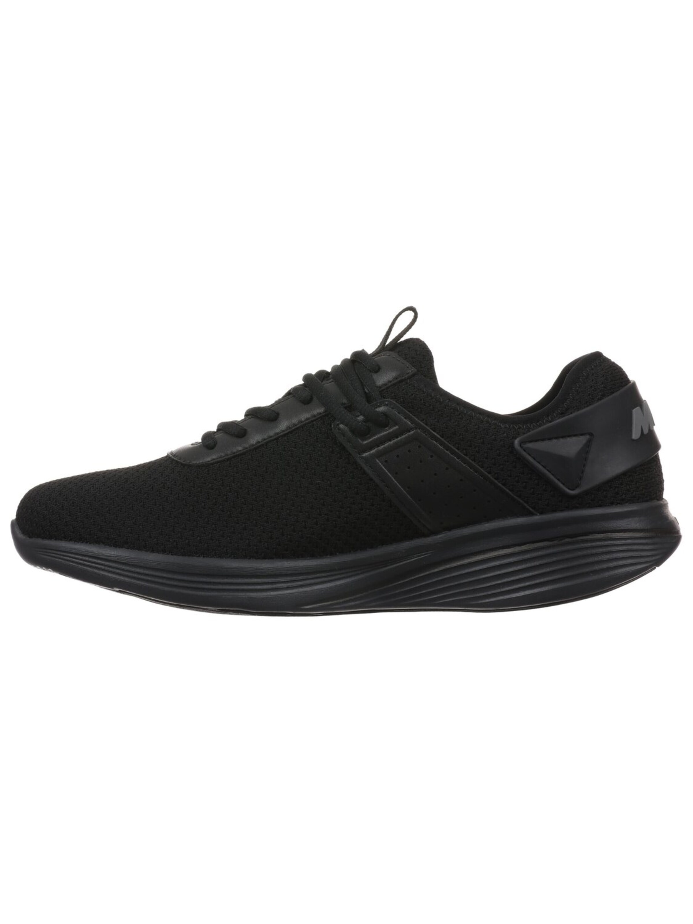 MBT Platform trainers 'Sneaker Low Damen 703078 257Y Echtleder in schwarz' in Black: front