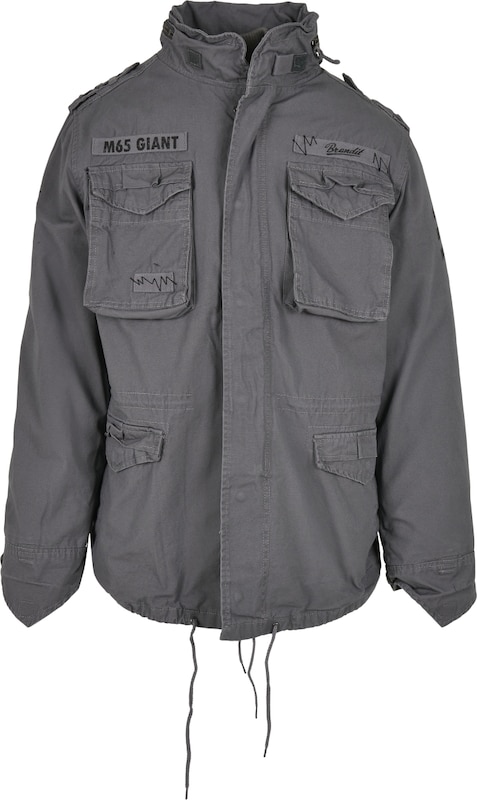 Brandit Jacke 'Giant' in Rauchgrau Brandit Jacke 'Giant' in Rauchgrau