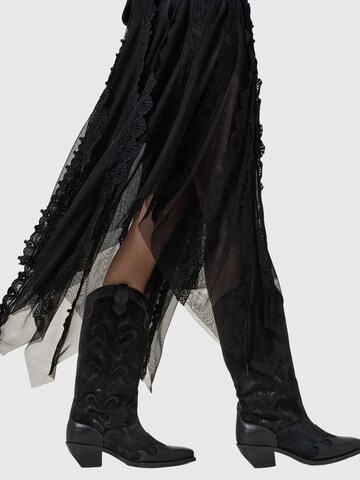 AllSaints Kovbojské boty 'DOLLY' – černá