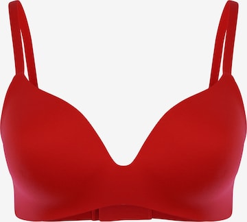 Royal Lounge Intimates T-shirt Bra 'Royal Delite' in Red