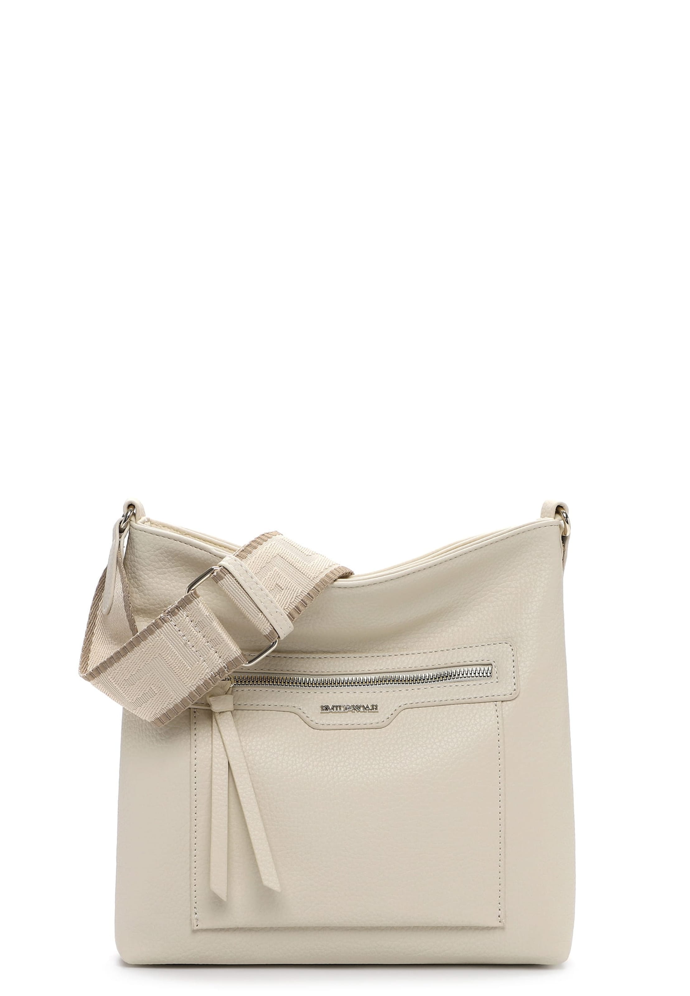 Sac à bandoulière 'Josepha' Emily & Noah en beige : devant