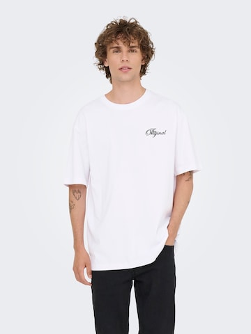 Only & Sons Футболка 'ONSNATHAN' в Белый