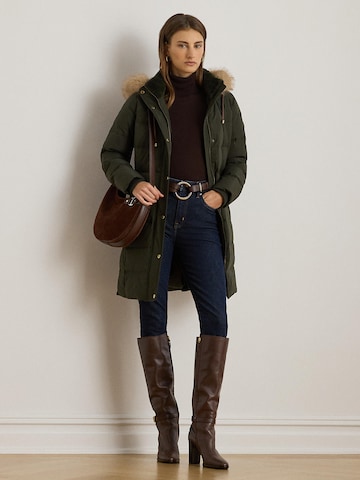 Lauren Ralph Lauren Petite Winter coat in Green: front