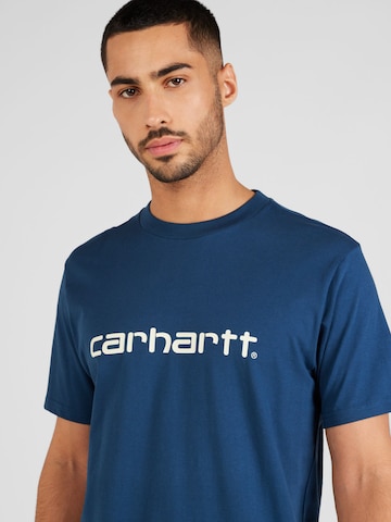 mėlyna Carhartt WIP Marškinėliai