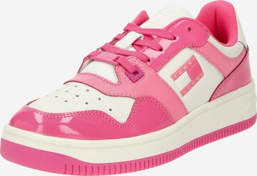 Tommy Jeans Sneakers 'RETRO BASKET' in Pink: front