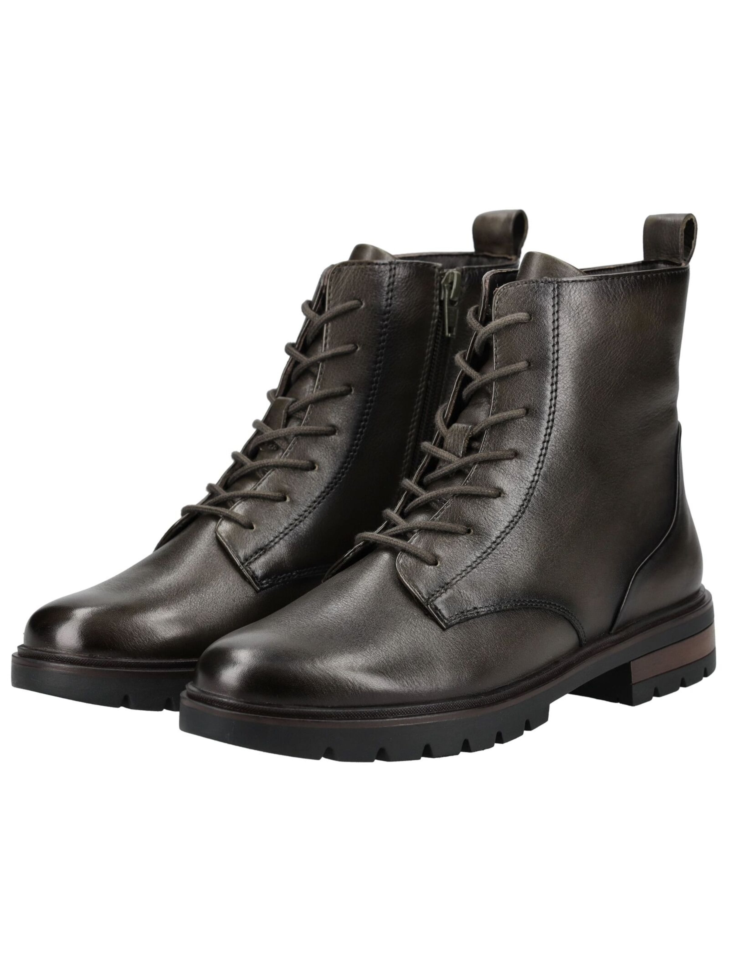 Bottines à lacets ARA en vert