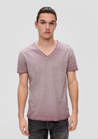 QS T-shirt i rosa: framsida