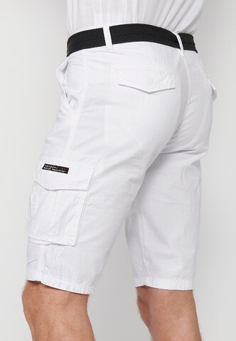 KOROSHI Regular Trousers in White