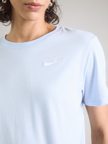 mėlyna Nike Sportswear Marškinėliai 'Club Essentials'