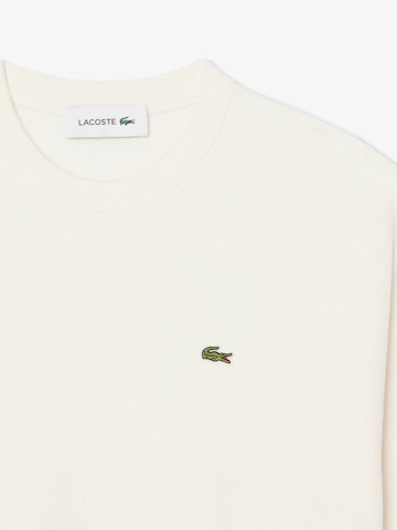 LACOSTE Sweatshirt in Weiß
