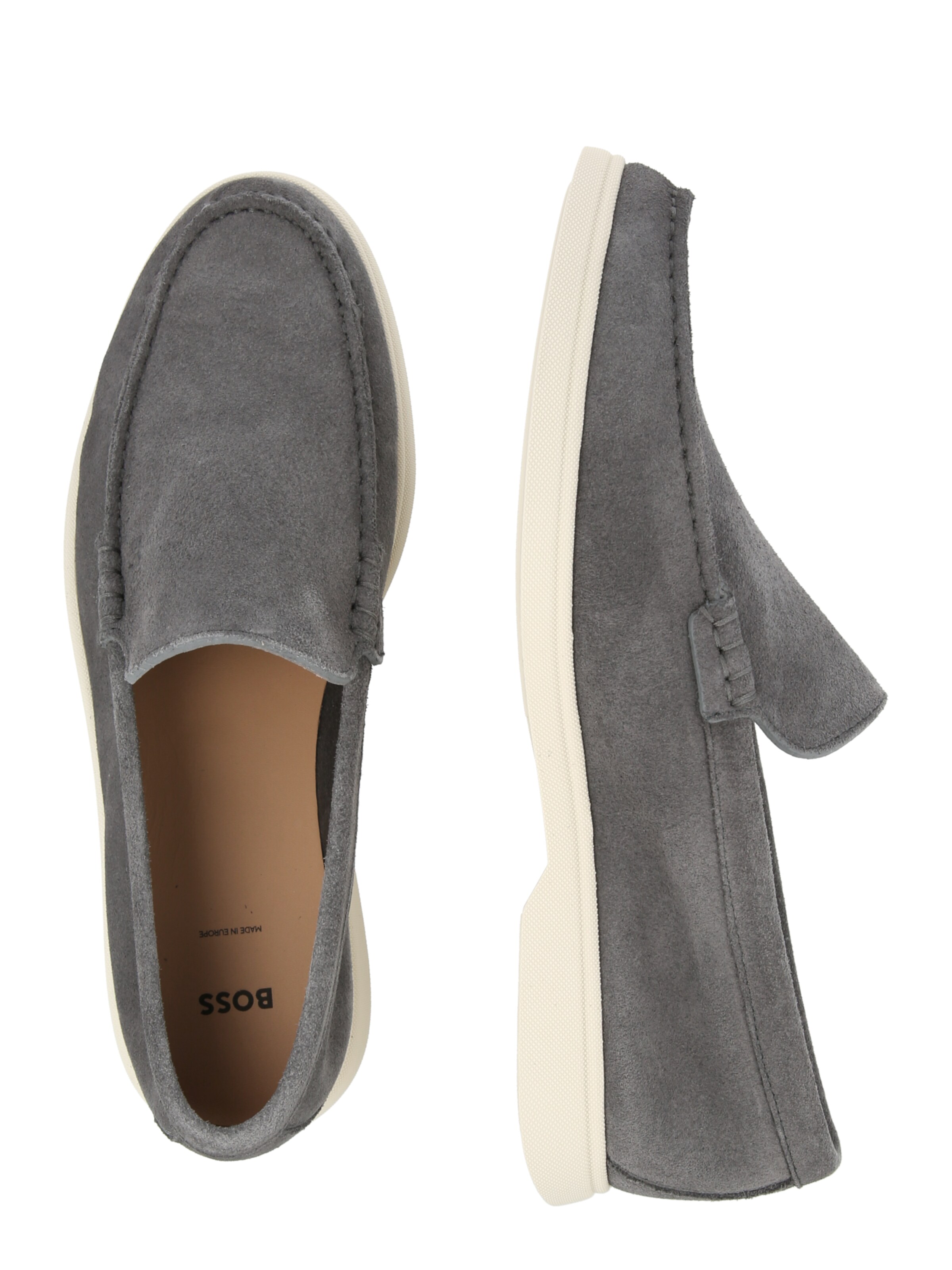 BOSS Moccasin 'Sienne' in Grey